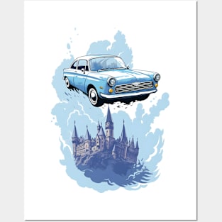 Flying Car - Wizard Posters and Art